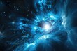 Blue Relativity: Glowing Gamma Ray Burst in Space. A Physics Background of Gravitation, Energy Waves, and Time Ripples at the Speed of Light