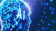 © Etherbrush - Intelligence Artificielle en Action : Illustration Banner Futuriste