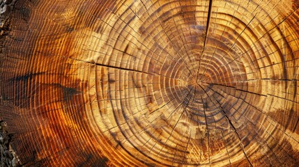  Tree Closeup. Abstract Background with Circular Ageing Patterns of Tree Stump