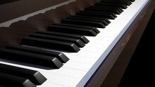 3d Rendering Of Close Up View Of Keyboard From The Grand Piano 