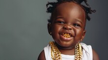 A Smiling Baby Rapper With Big Gold Chains 04