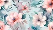 Flowers-in-the-style-of-watercolor-art--Luxurious-floral-elements--botanical-background-or-wallpaper-design--prints-and-invitations--postcards--Beautiful-delicate-flowers-3D-illustration