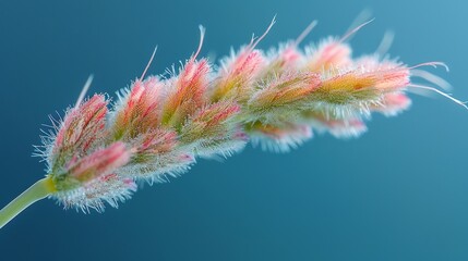 Wall Mural - Flowers and Plants: A photo revealing the delicate hairs on a plant stem