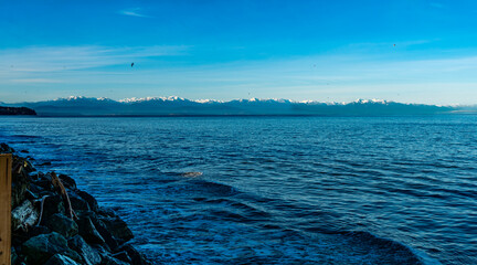 Canvas Print - Oak Harbor Mountains Scene 4