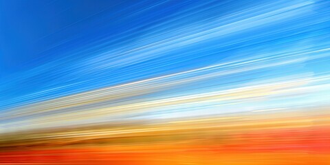 high speed concept, gradient river and sky, speed lines
