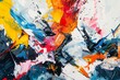 Vibrant Euphoria: An Abstract Expressionist Resurgence in Bold Colors