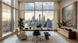a penthouse office, luxus 