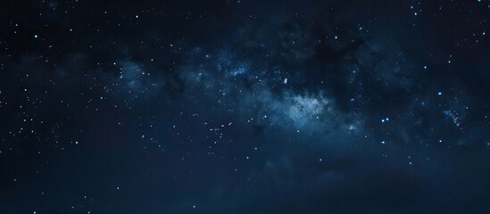 Wall Mural - Dark night sky with stars
