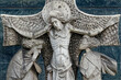 Christ on the cross. Christ en croix. Cimetière monumental, Milan - Italie.