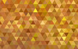 abstract vector geometric triangle background - golden yellow