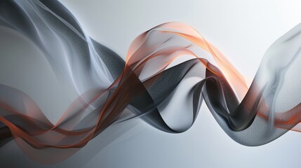 Wall Mural - Dynamic lines and shapes in motion  AI generated illustration