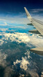 Window view from the airplane