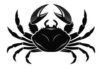 Wall Mural - Crab Silhouette vector illustration 