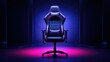 © Rachel Yee Laam Lai - Gaming chair with neon lights, ai