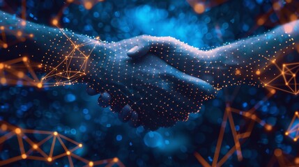 Digital Handshake in a Network of Connectivity