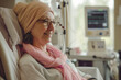 © Microgen - Oncology patient receiving treatment in the infusion center.