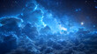 The sky resembled a galaxy with numerous stars,
Next Text With Rotating Effect Modern Style and Sleek Font P Creative Decor Live Stream Background
