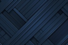 Dynamic Black And White Stripes With A Striking Blue Line. Modern Geometric Backdrop.