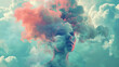 Nebulous Dreamer: Person with a Head of Clouds, Lost in Nebulous Thoughts