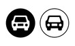 Car icon set. car vector icon. small sedan