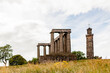 National Monument of Scotland on. Calton Hill, Edinburgh, Scotland