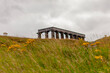 National Monument of Scotland on Calton Hill as you climb, Edinburgh, Scotland