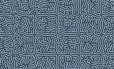 Monochrome Bluec Turing Pattern Background Wallpaper