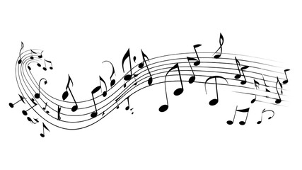 PNG Music notes white background performance creativity