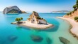 Bright-spring-view-of-the-Cameo-Island--Picturesque-morning-scene-on-the-Port-Sostis--Zakinthos-island--Greece--Europe--Beauty-of-nature-concept-background