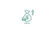 inflation icon vector illustration 