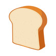 Food bread sliced toast cartoon vector isolated illustration