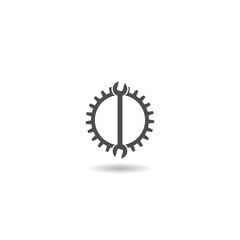 Sticker - Repair tool icon with shadow