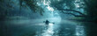 River Reflections: Kayaking at Twilight