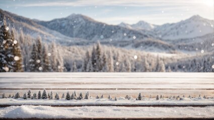 Wall Mural - Towering snow-capped peaks pierce the crisp winter sky in a beautiful mountain landscape. Beautiful snow-capped mountains reflected in the lake in the morning sunlight.