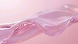 Visual metaphor for joint lubrication, with a fluid, flexible movement illustration, on a peaceful, soft pink background
