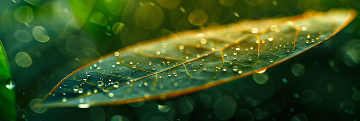 green leaf, nature background