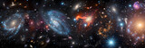 Fototapeta  - Enchanting Symphony of Distant Stars: A Spectacular View of an Outer Space Galaxy