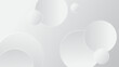 © Dewa Artwork - Modern abstract light silver background elegant circle shape design