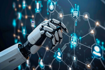 Wall Mural - Concept of artificial intelligence