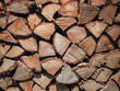 Log storage firewood Wooden texture background