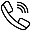 call talk icon, simple vector design