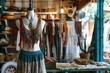 Bohemian figure-hugging dress Accessorize with a flowing maxi skirt and crochet top. Convey a casual mood Boho chic fashion items