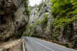 The Bicaz Canyon in the Carpathians of Romania