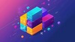 Colorful Cubes Representing Containerized Application Components for Docker Tutorial Thumbnail