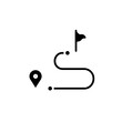 distance glyph icon