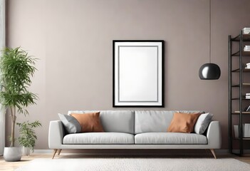 Canvas Print - modern living room