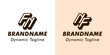 © Prayoga - Letters FN and NF 3D Monogram Logo, Suitable for business with FN or NF initials