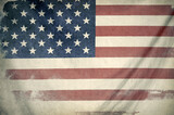 Fototapeta  - Flag of USA grunge background