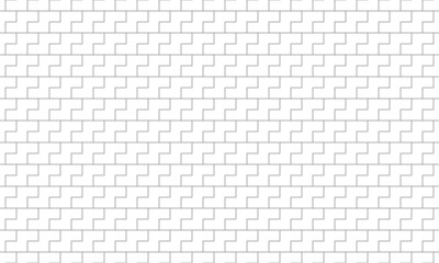 Wall Mural - grey outline z shape seamless pattern. vector repeating texture.