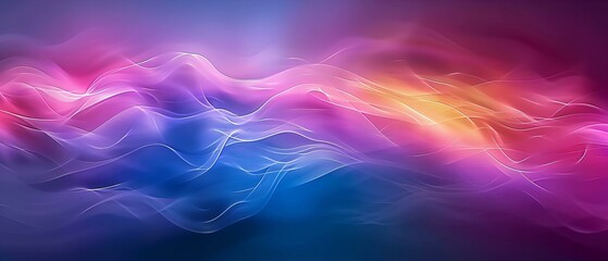 Poster - abstract background with smoke